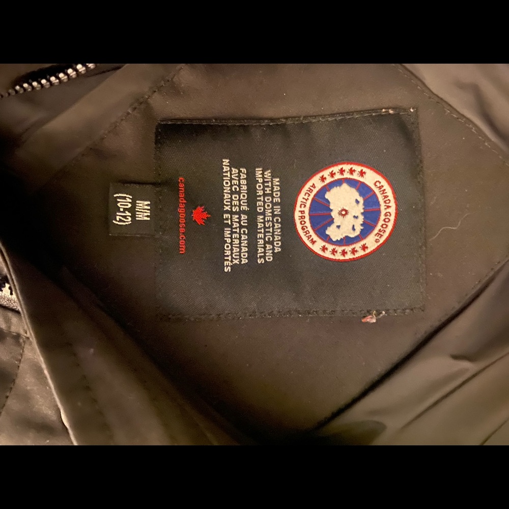 1 year old Girls Canada Goose Coat sz Med 10/12